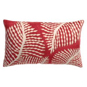 Coussin Brode Flora Papaye 40x65 - Vivaraise, Vivaraise, , par Esprit Maison
